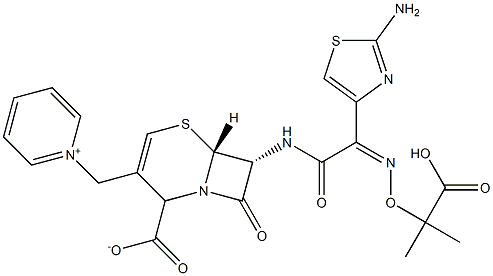 头孢他啶杂质A,1000980-60-8,结构式
