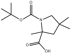 1-(Tert-Butoxycarbonyl)-2,4,4-Trimethylpyrrolidine-2-Carboxylic Acid(WX611715)