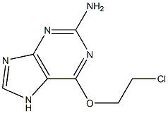 O(6)-(2-chloroethyl)guanine 结构式