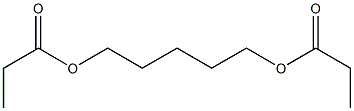 Dipropionic acid 1,5-pentanediyl Structure