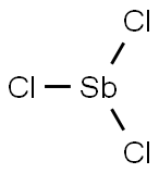 アンチモン(III)トリクロリド 化学構造式