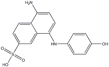 100258-48-8 5(or8)-amino-8(or5)-[(4-hydroxyphenyl)amino]naphthalene-2-sulphonic acid