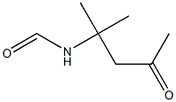 Formamide, N-(1,1-dimethyl-3-oxobutyl)- (6CI,9CI) Structure