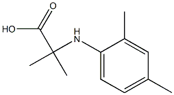 Alanine, 2-Methyl-N-2,4-xylyl- Structure