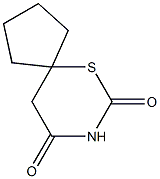 6-Thia-8-azaspiro[4.5]decane-7,9-dione(6CI),100383-29-7,结构式