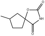 1-Oxa-3-azaspiro[4.4]nonane-2,4-dione,7-methyl-(6CI) Structure