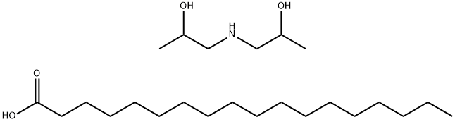 硬脂酸与1,1'-亚氨基二(丙-2-醇)的化合物(1:1),10042-66-7,结构式