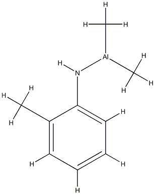 Aluminum,  dimethyl(2-methylbenzenaminato)-  (9CI) Structure