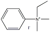 Benzenaminium,N-ethyl-N,N-dimethyl-, iodide (1:1) 化学構造式