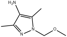1H-Pyrazol-4-amine,  1-(methoxymethyl)-3,5-dimethyl- Struktur
