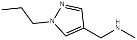 Methyl (1-propyl-1H-pyrazol-4-yl methyl)amine Struktur