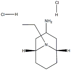 9-Azabicyclo[3.3.1]nonan-3-aMine, 9-ethyl-, hydrochloride (1:2) Struktur