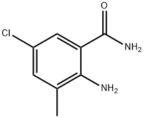 5-氯-3-甲基-2-氨基苯甲酰胺,1006619-83-5,结构式