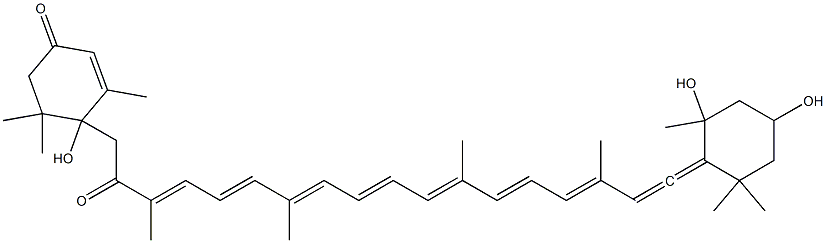 amarouciaxanthin A Struktur