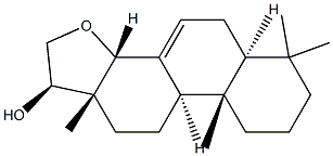 [14β,(+)]-4,4-Dimethyl-15-oxa-5α-androsta-7-ene-17β-ol,100692-53-3,结构式