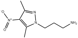 3-(3,5-dimethyl-4-nitro-1H-pyrazol-1-yl)propan-1-amine Structure