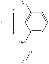 (3-CHLORO-2-TRIFLUOROMETHYLPHENYL)AMINE HYDROCHLORIDE 结构式