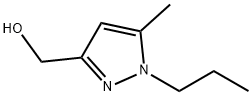 1H-Pyrazole-3-methanol,  5-methyl-1-propyl-,1007514-81-9,结构式
