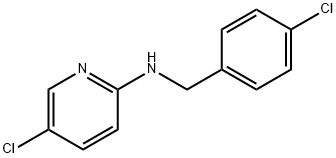5-chloro-N-[(4-chlorophenyl)methyl]pyridin-2-amine Structure