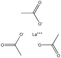 Acetic acid, lanthanum salt (1:) Structure