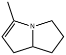 1H-Pyrrolizine,5,6,7,7a-tetrahydro-3-methyl-(6CI) Structure