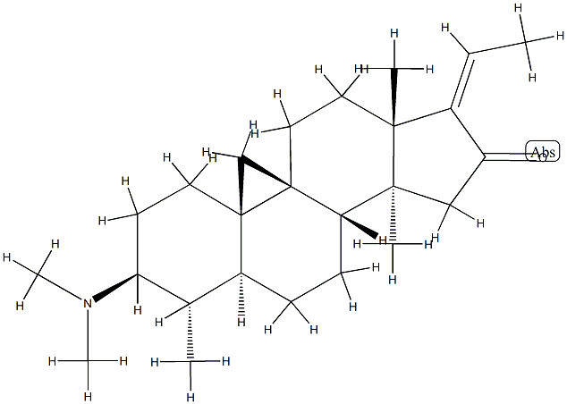 (17E)-3β-(Dimethylamino)-4α,14-dimethyl-9,19-cyclo-5α-pregn-17(20)-en-16-one|