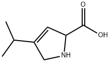 3-Pyrroline-2-carboxylicacid,4-isopropyl-(6CI),100911-27-1,结构式