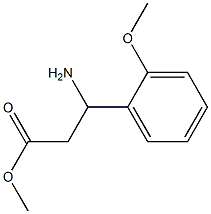 methyl 3-amino-3-(2-methoxyphenyl)propanoate Structure
