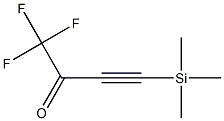 1,1,1-trifluoro-4-(trimethylsilyl)but-3-yn-2-one 化学構造式