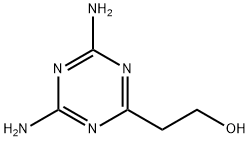1,3,5-Triazine-2-ethanol,4,6-diamino-(9CI) Struktur