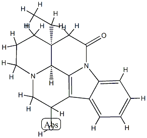 6-hydroxyvinburnine Struktur