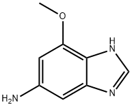 1H-Benzimidazol-5-amine,7-methoxy-(9CI) Structure