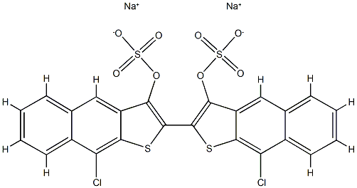 10127-01-2 9,9'-Dichloro-2,2'-binaphtho[2,3-b]thiophene-3,3'-diol bis(sulfuric acid sodium) salt