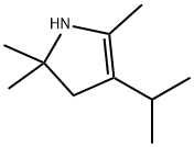 1H-Pyrrole,2,3-dihydro-2,2,5-trimethyl-4-(1-methylethyl)-(9CI) Structure