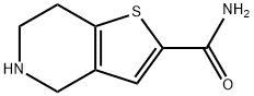 4,5,6,7-TETRAHYDROTHIENO[3,2-C]PYRIDINE-2-CARBOXAMIDE Struktur