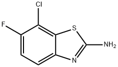 2-Benzothiazolamine,7-chloro-6-fluoro-(9CI) Struktur