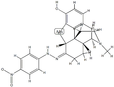 oxymorphone 4-nitrophenylhydrazone Struktur