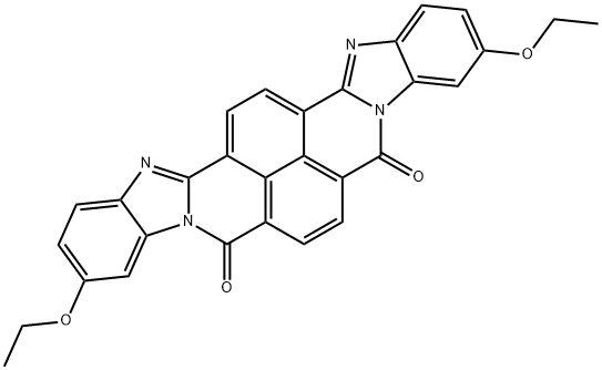 3,12-diethoxybisbenzimidazo[2,1-b:1',2'-j]benzo[lmn][3,8]phenanthroline-6,9-dione|3,12-二乙氧基二苯并咪唑并[2,1-B:1',2'-J]苯并[LMN][3,8]菲咯啉-6,9-二酮