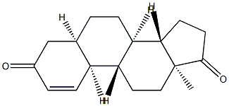 (5BETA)-雌甾-1-烯-3,17-二酮,101469-27-6,结构式