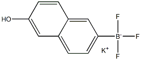 POTASSIUM 6-HYDROXY-2-NAPHTHALENETRIFLUOROBORATE Struktur