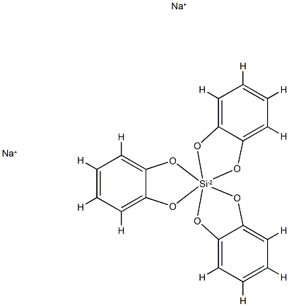 DISODIUM TRIS(1 2-BENZENEDIOLATO-O O')-& 化学構造式