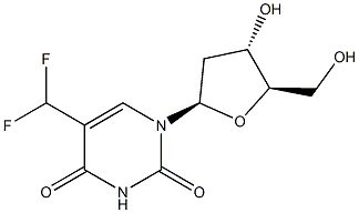 alpha,alpha-difluorothymidine Structure