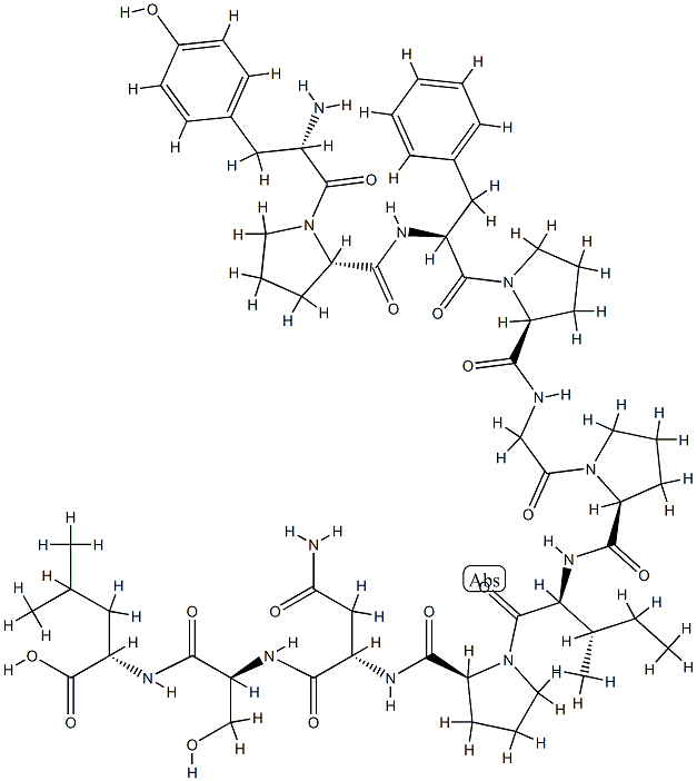 beta-Casomorphin 11 化学構造式