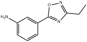 3-(3-ethyl-1,2,4-oxadiazol-5-yl)aniline Struktur