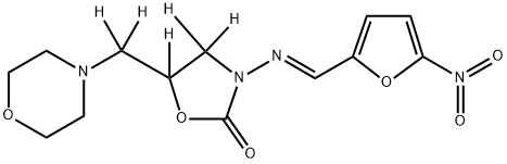 1015855-64-7 4,4,5-三氘代-5-(4-吗啉基双氘甲基)-3-[[(5-硝基-2-呋喃基)亚甲基]氨基]-2-恶唑烷酮