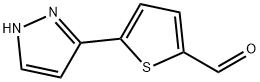 5-(1H-pyrazol-5-yl)thiophene-2-carbaldehyde Structure