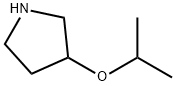 3-ISOPROPOXY-PYRROLIDINE 化学構造式
