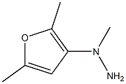 1-[(2,5-dimethylfuran-3-yl)methyl]hydrazine,1016500-11-0,结构式