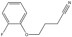 4-(2-fluorophenoxy)butanenitrile 化学構造式