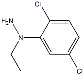 1-(1-(2,5-dichlorophenyl)ethyl)hydrazine 化学構造式